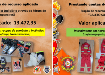 BOMBEIROS VOLUNTÁRIOS DE TUPANCIRETÃ – PRESTAM CONTAS
