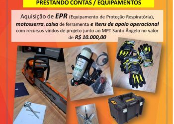 Bombeiros Voluntários de Tupanciretã prestam contas de recurso recebido